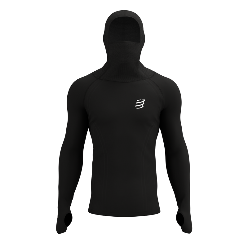 Compressport 3D Thermo Ultralight Racing Hoodie Black - Image 7