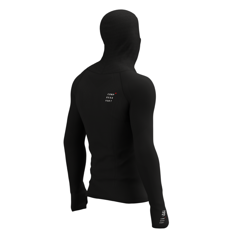 Compressport 3D Thermo Ultralight Racing Hoodie Black - Image 4
