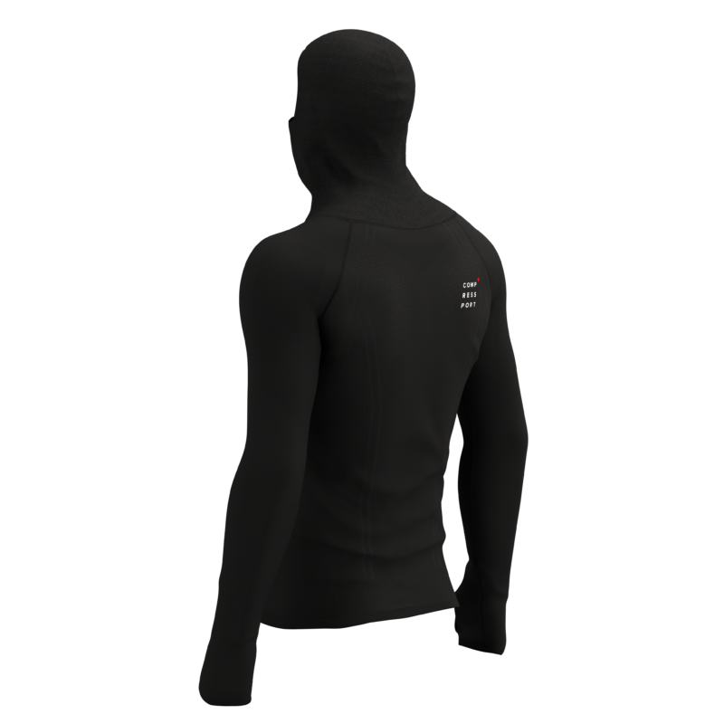 Compressport 3D Thermo Ultralight Racing Hoodie Black - Image 5