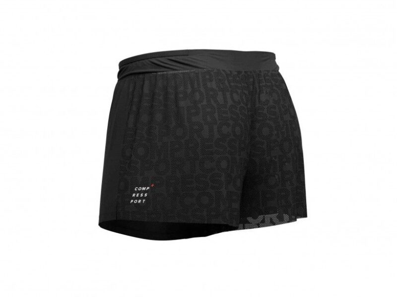 Compressport Racing Split Short - Black - Image 2