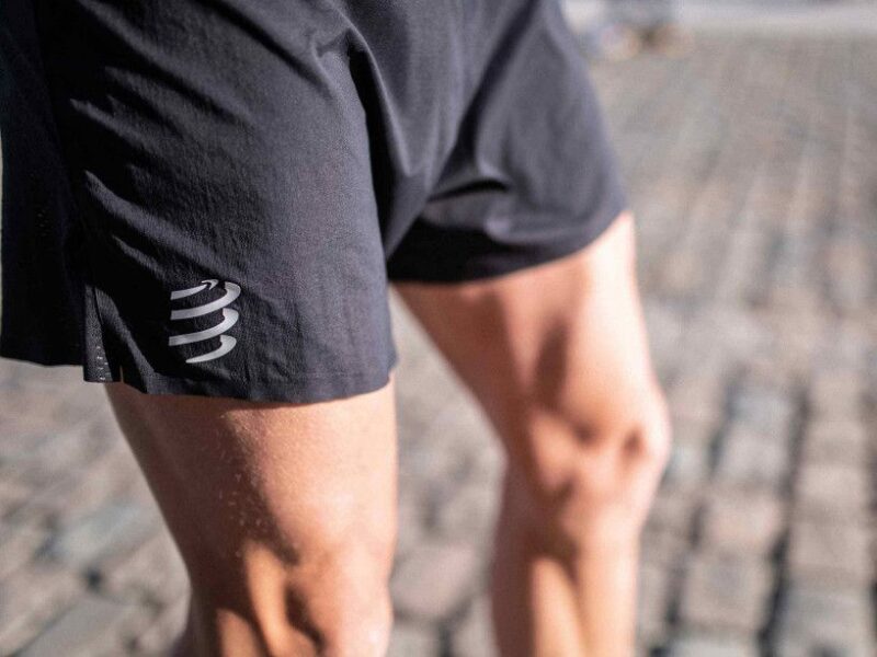Compressport Racing Split Short - Black - Image 3
