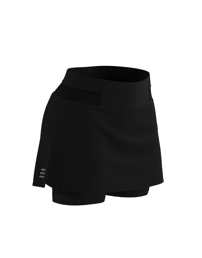 Compressport Performance Skirt Black Women - Extremely Insain