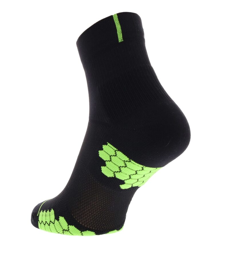 Inov8 Trailfly Sock Mid Black/Green Twin Pack - Image 2