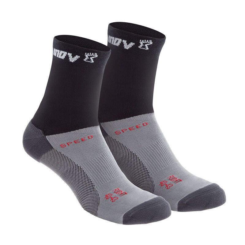 Inov8 Speed Sock High Twin Pack Black