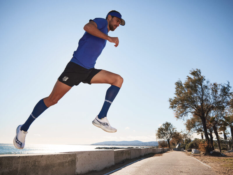 Compressport Full Socks Run Sodalite Blue - Image 4