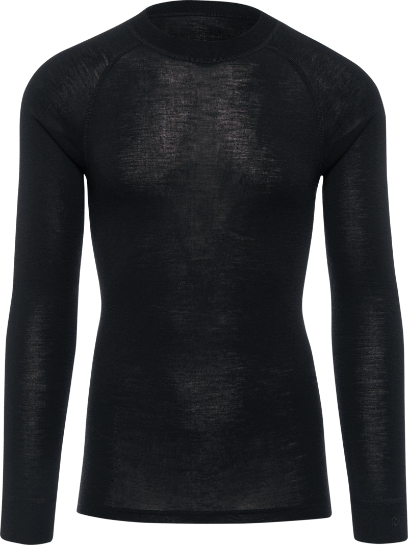 Thermowave Merino warm long sleeve shirt Men - Black - Image 3