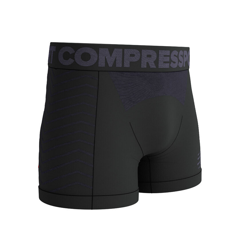 Compressport Seamless Boxer Black/Grey Men