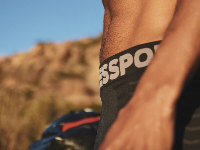 Compressport Seamless Boxer Black/Grey Men - Image 3