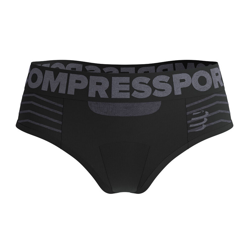Compressport Seamless Boxer Black/Grey Women