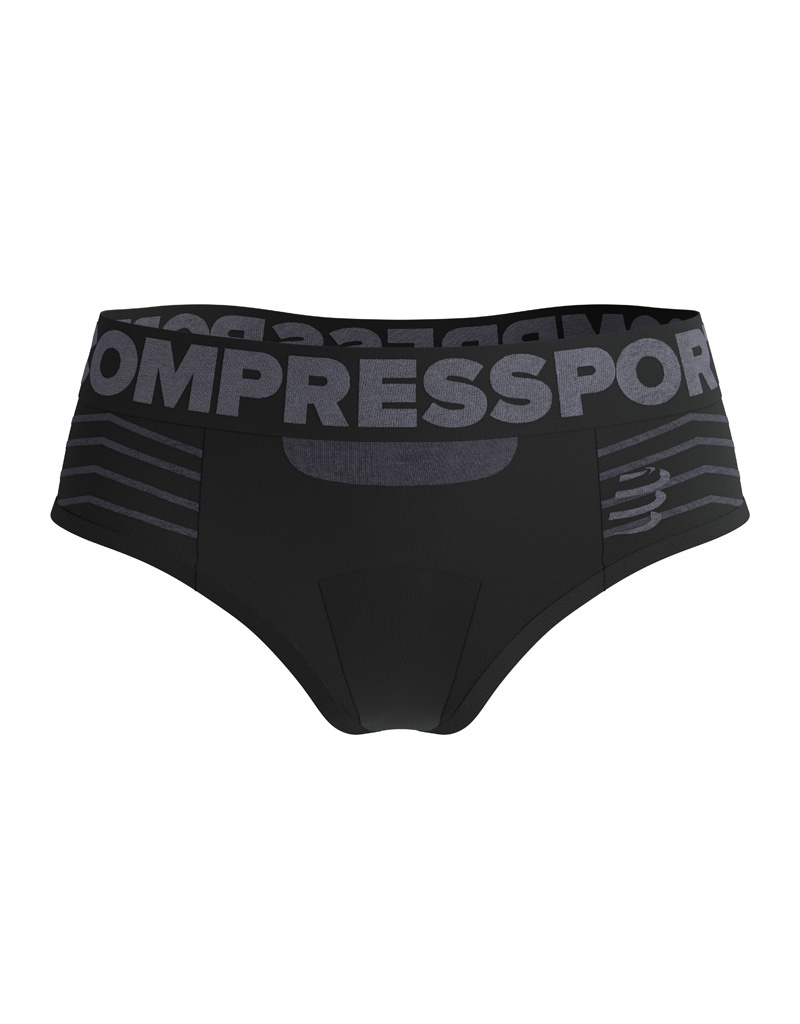 Compressport Seamless Boxer Black/Grey Women - Extremely Insain