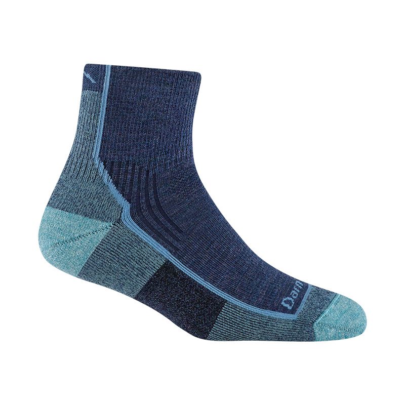 Darn Tough Hiker 1/4 Midweight with Cushion Blue Jay
