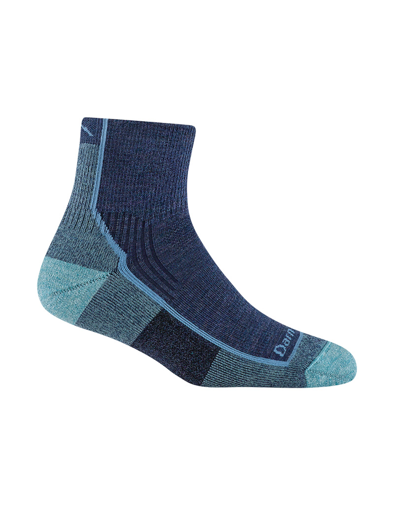 Darn Tough Hiker 1/4 Midweight with Cushion Blue Jay
