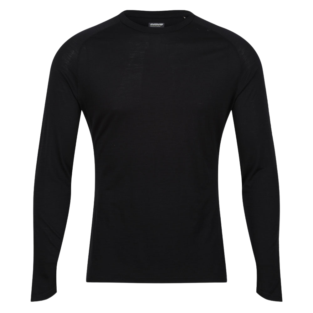 INOV8 Merino Long Sleeve T-Shirt Black, Men