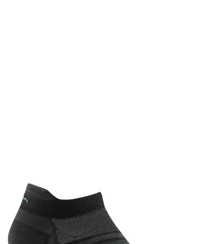 Darn Tough Run No Show Tab Ultra-Lightweight Black