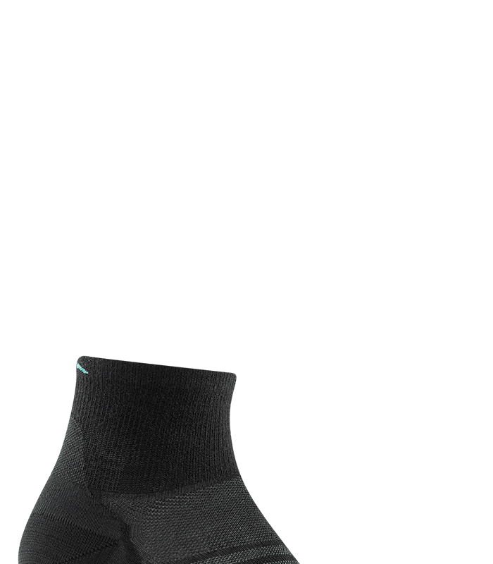 Darn Tough Run 1/4 Ultra-Lightweight Black