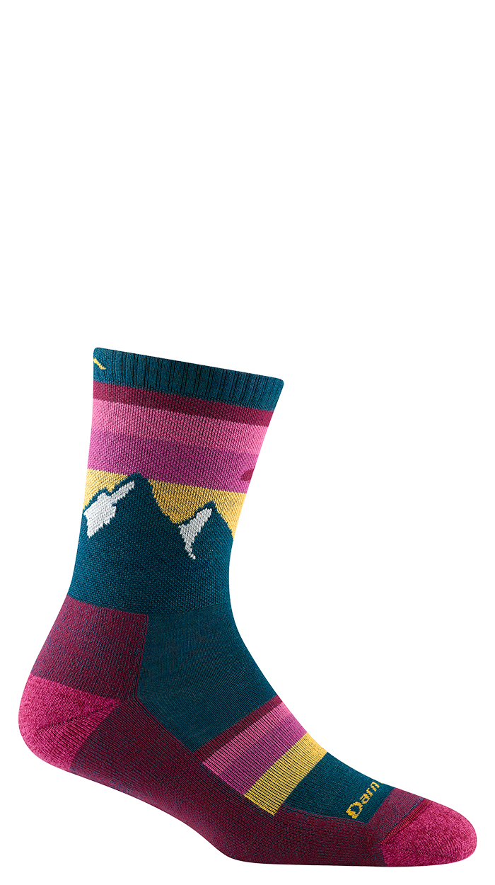 Darn Tough Sunset Ledge Micro Crew Lightweight with Cushion Taupe