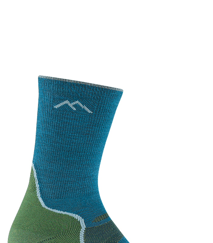 Darn Tough Light Hiker Micro Crew Lightweight with Cushion Cascade