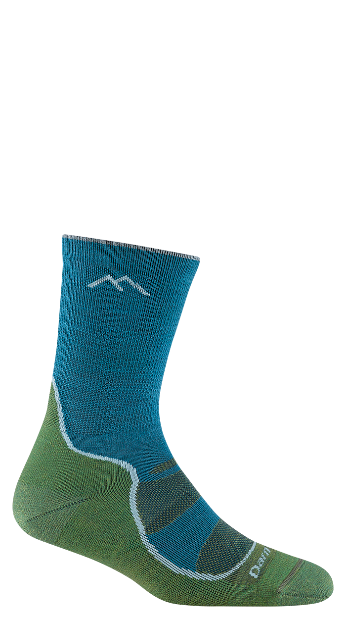 Darn Tough Light Hiker Micro Crew Lightweight with Cushion Cascade