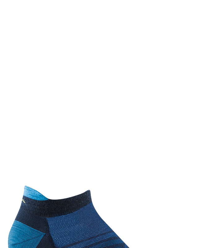 Darn Tough Run No Show Tab Ultra-Lightweight Eclipse