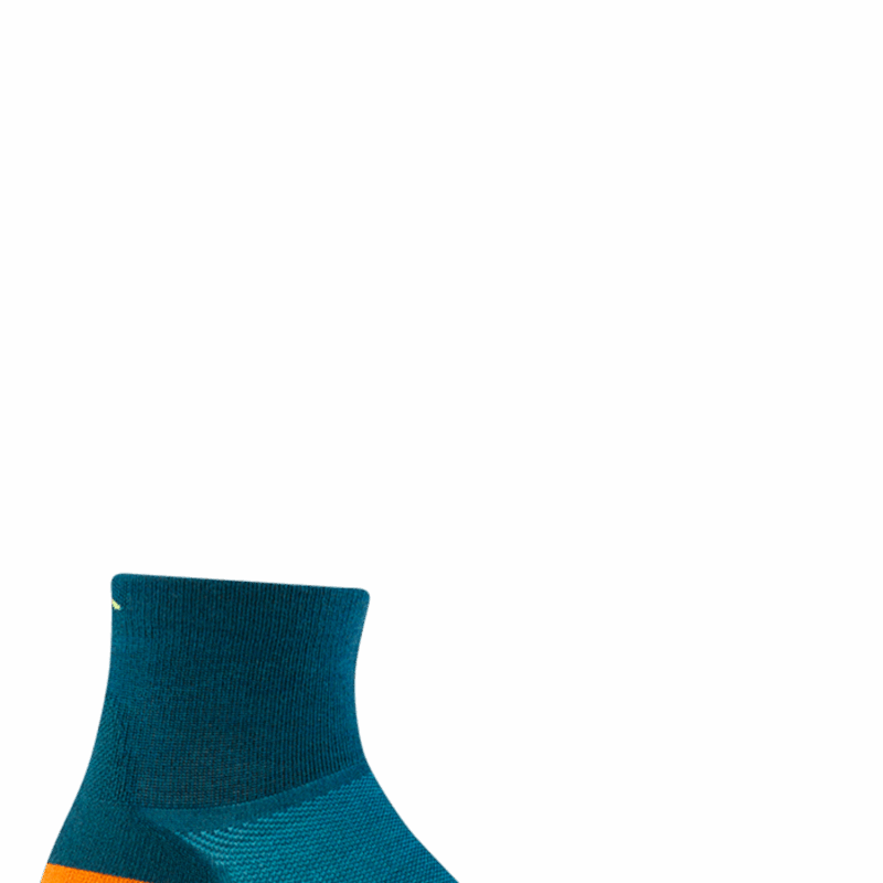 Darn Tough Run 1/4 Ultra-Lightweight with Cushion Dark Teal