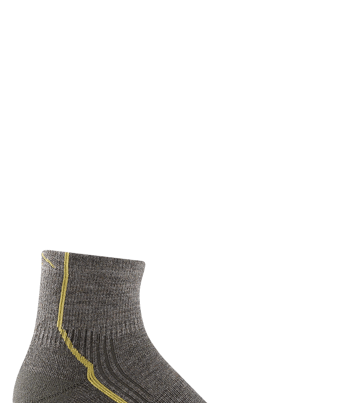 Darn Tough Hiker 1/4 Midweight with Cushion Taupe
