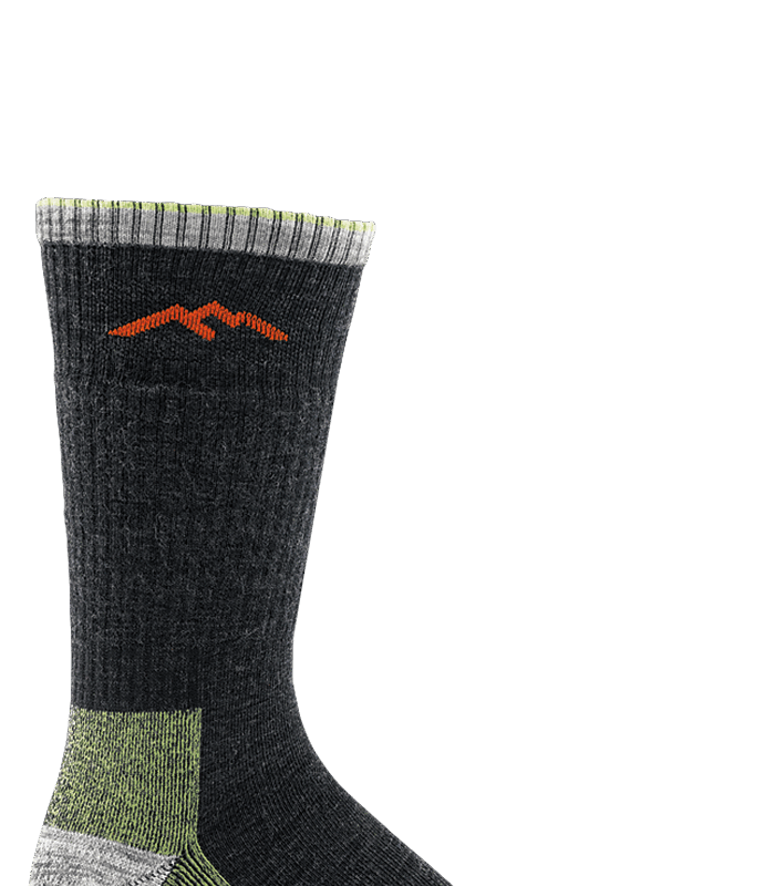 Darn Tough Hiker Boot Midweight with Cushion Lime