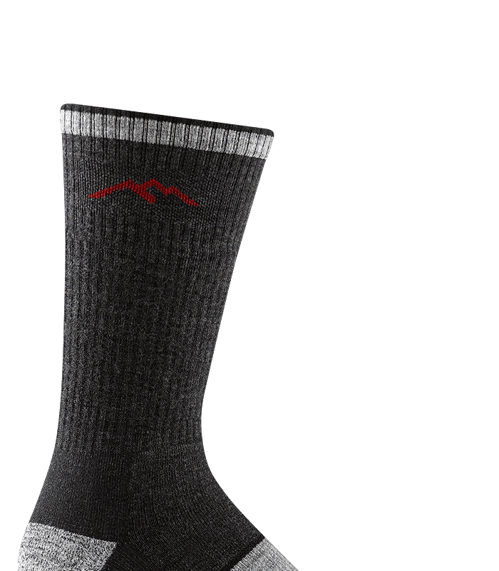 Darn Tough Hiker Boot Midweight with Full Cushion Black