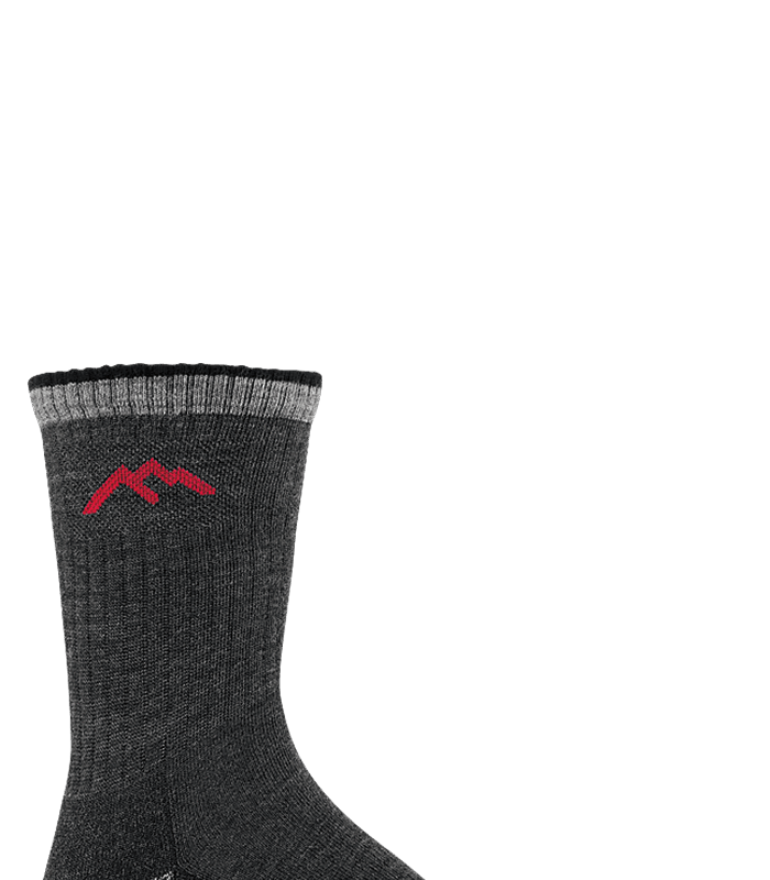 Darn Tough Hiker Micro Crew Midweight with Cushion Black