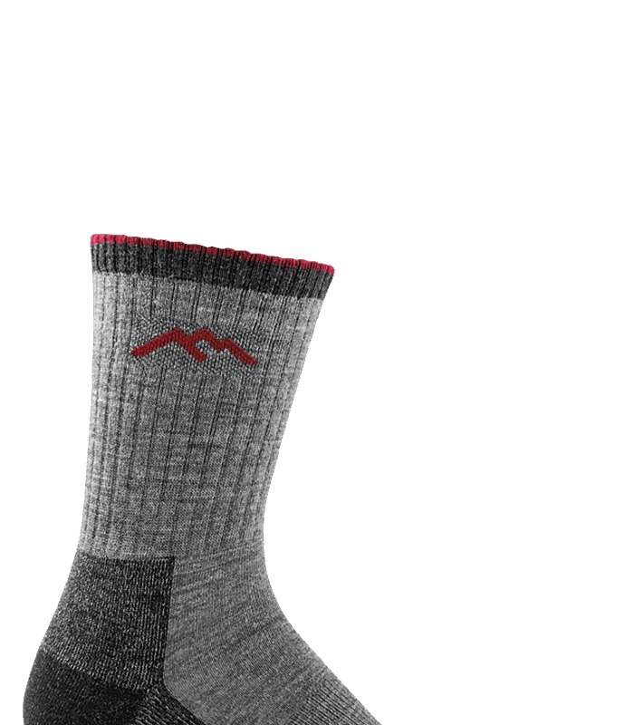 Darn Tough Hiker Micro Crew Midweight with Cushion Charcoal