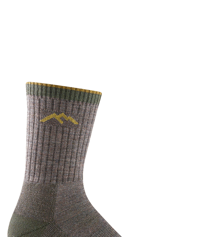 Darn Tough Hiker Micro Crew Midweight with Cushion Taupe
