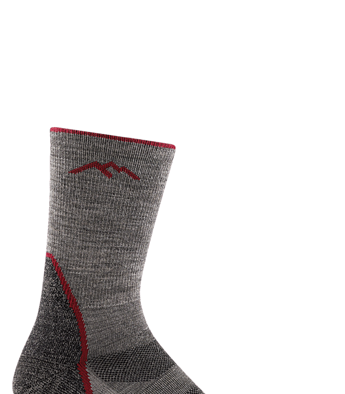 Darn Tough Light Hiker Micro Crew Lightweight with Cushion Taupe