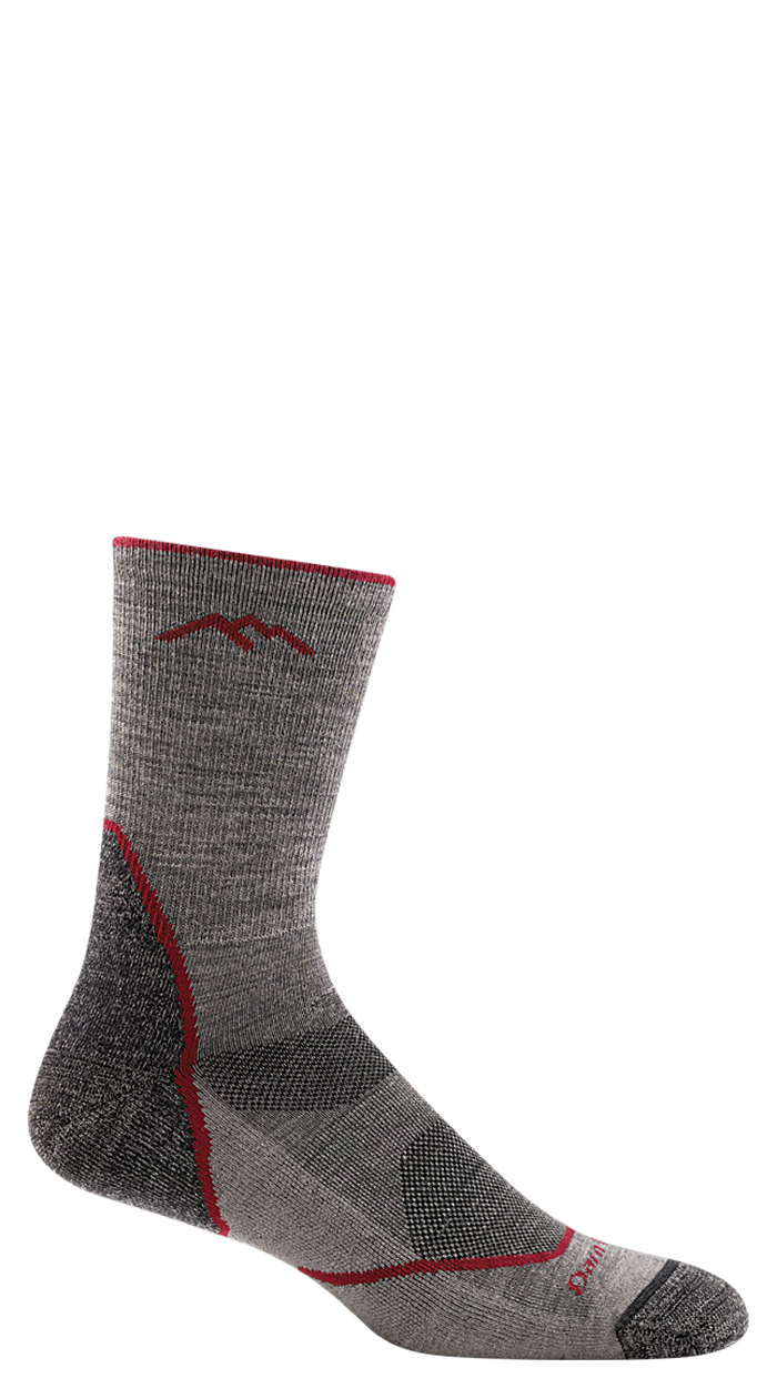 Darn Tough Light Hiker Micro Crew Lightweight with Cushion Taupe