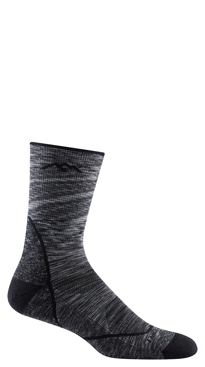 Darn Tough Light Hiker Micro Crew Lightweight with Cushion Space Gray