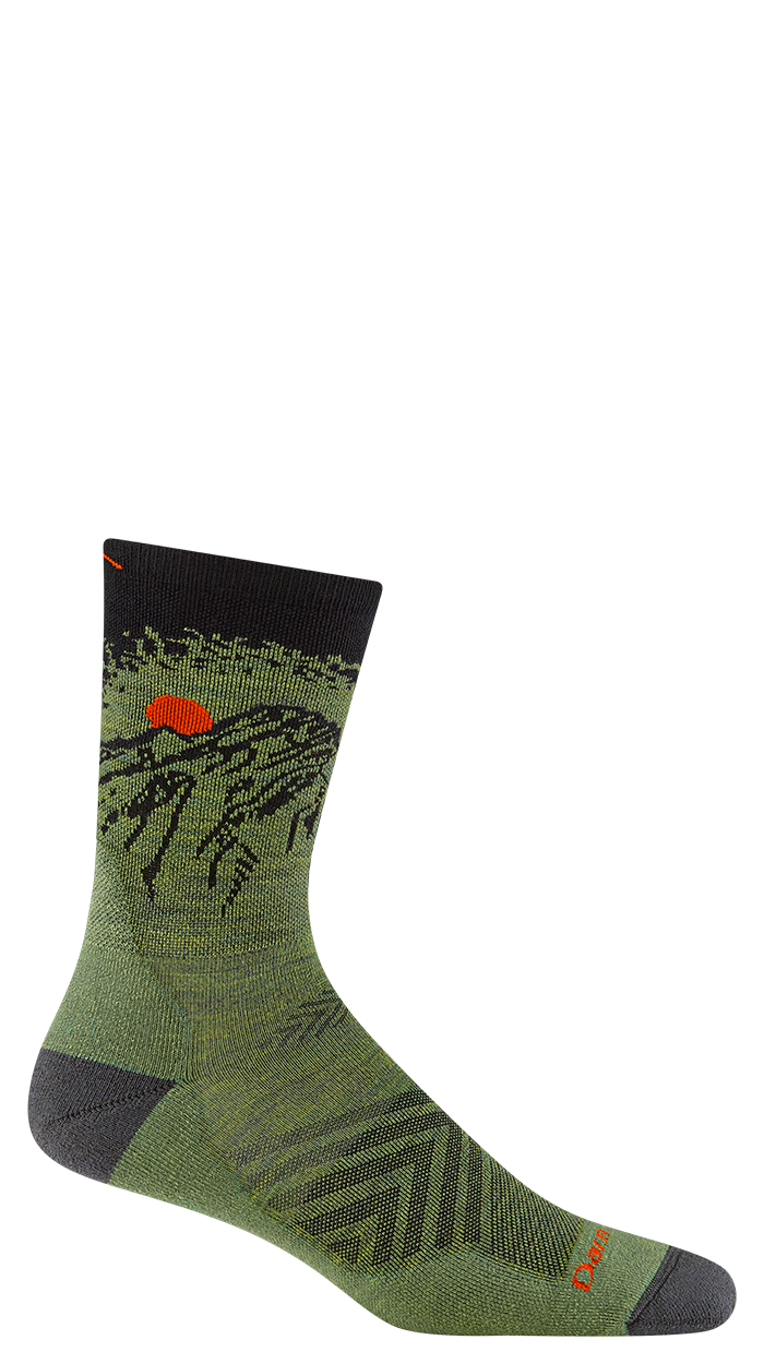 Darn Tough Vert Micro Crew Ultra-Lightweight with Cushion Lichen