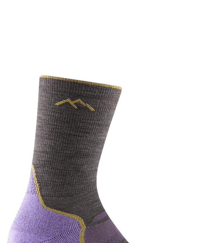 Darn Tough Light Hiker Micro Crew Lightweight with Cushion Taupe