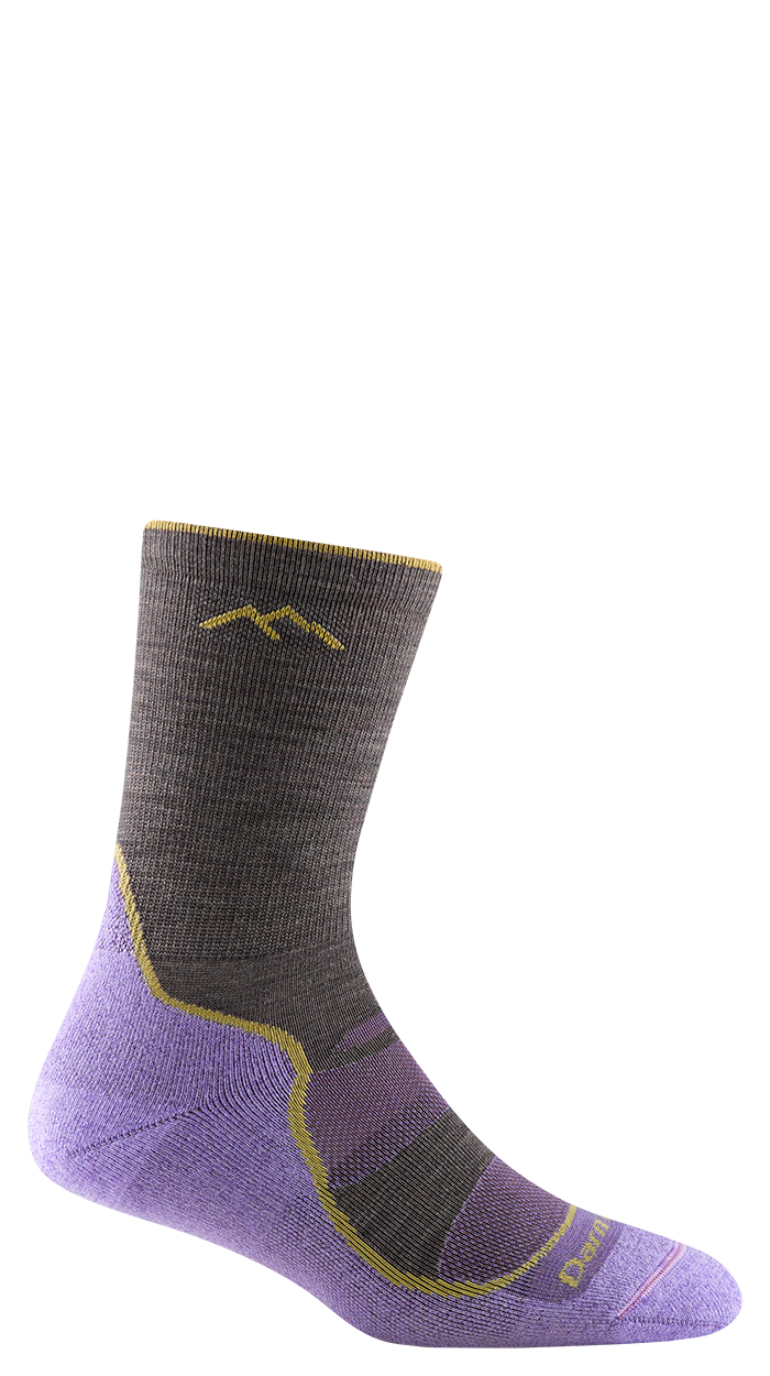 Darn Tough Light Hiker Micro Crew Lightweight with Cushion Taupe