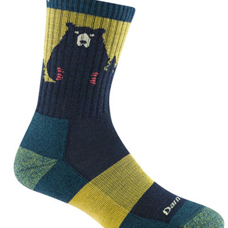 Darn Tough Bear Town Micro Crew Lightweight with Cushion Dark Teal
